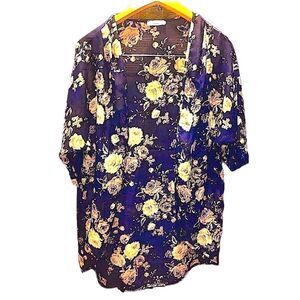 💕5️⃣for 25 Teen Bell Sheer kimono or floral cover up Size Sm/Med